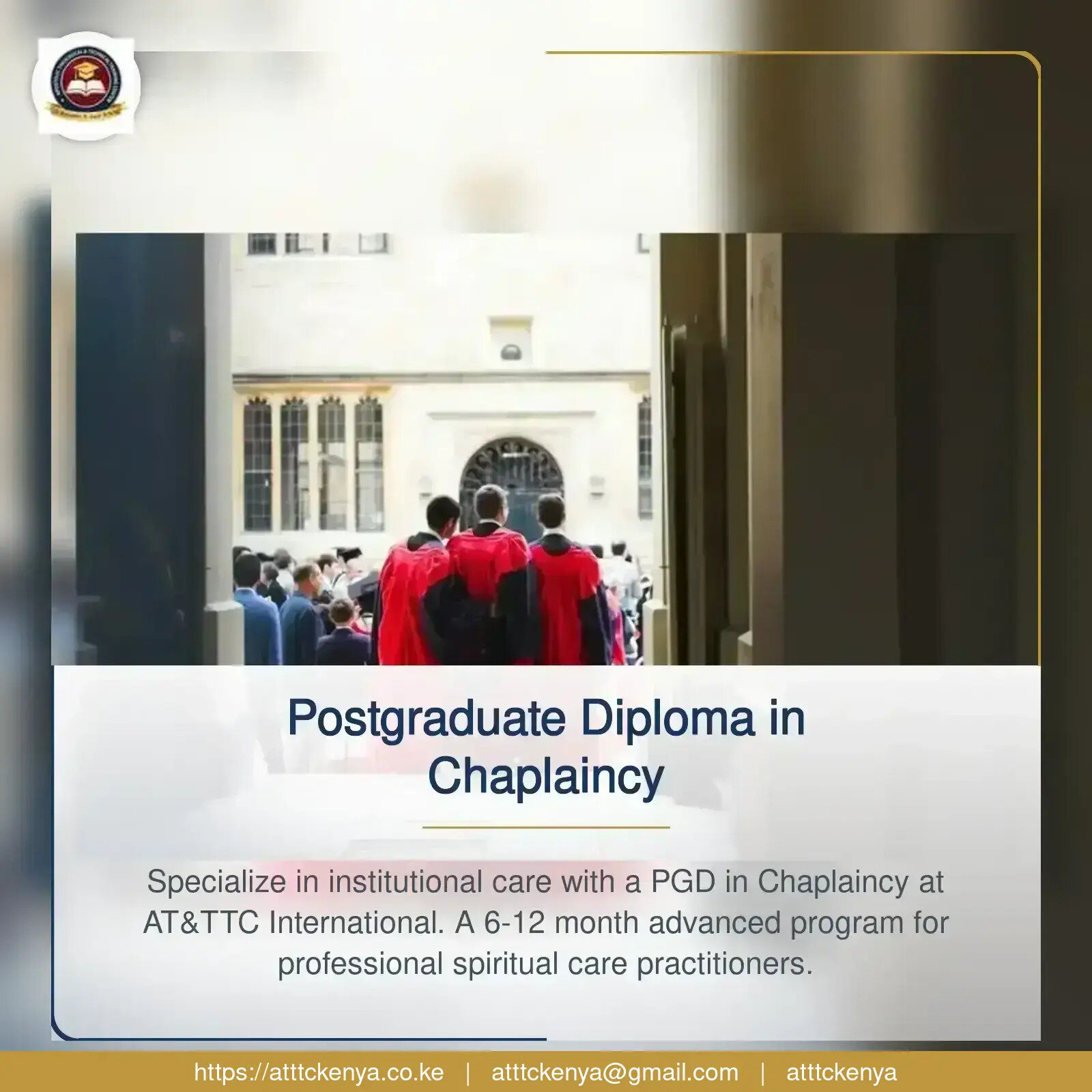Postgraduate Diploma in Chaplaincy
