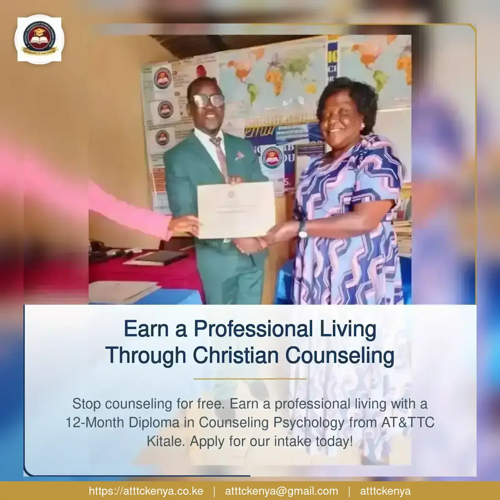 Earn a Professional Living Through Christian Counseling