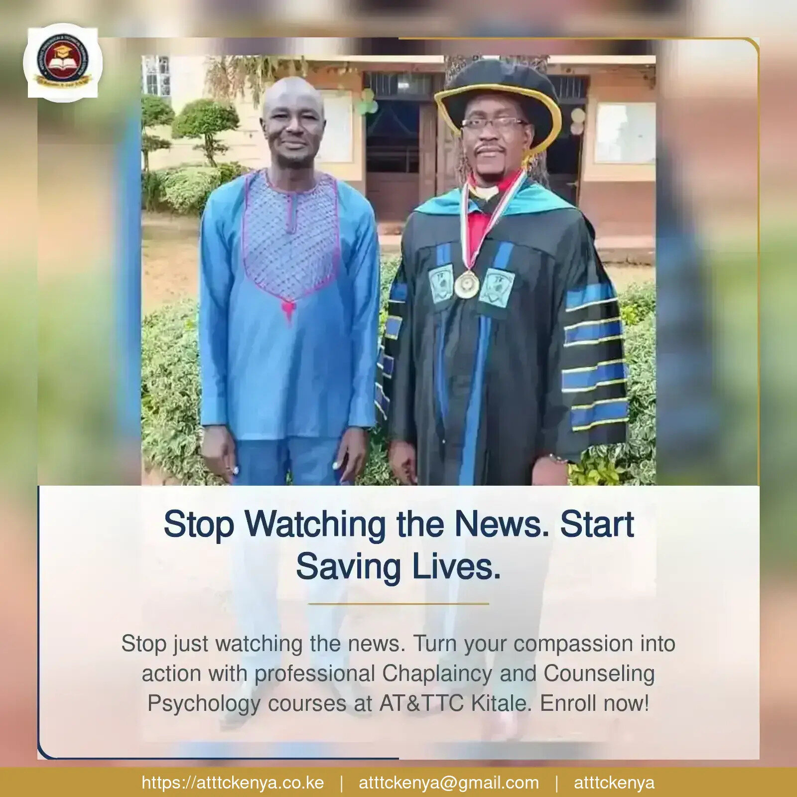 Stop Watching the News. Start Saving Lives.