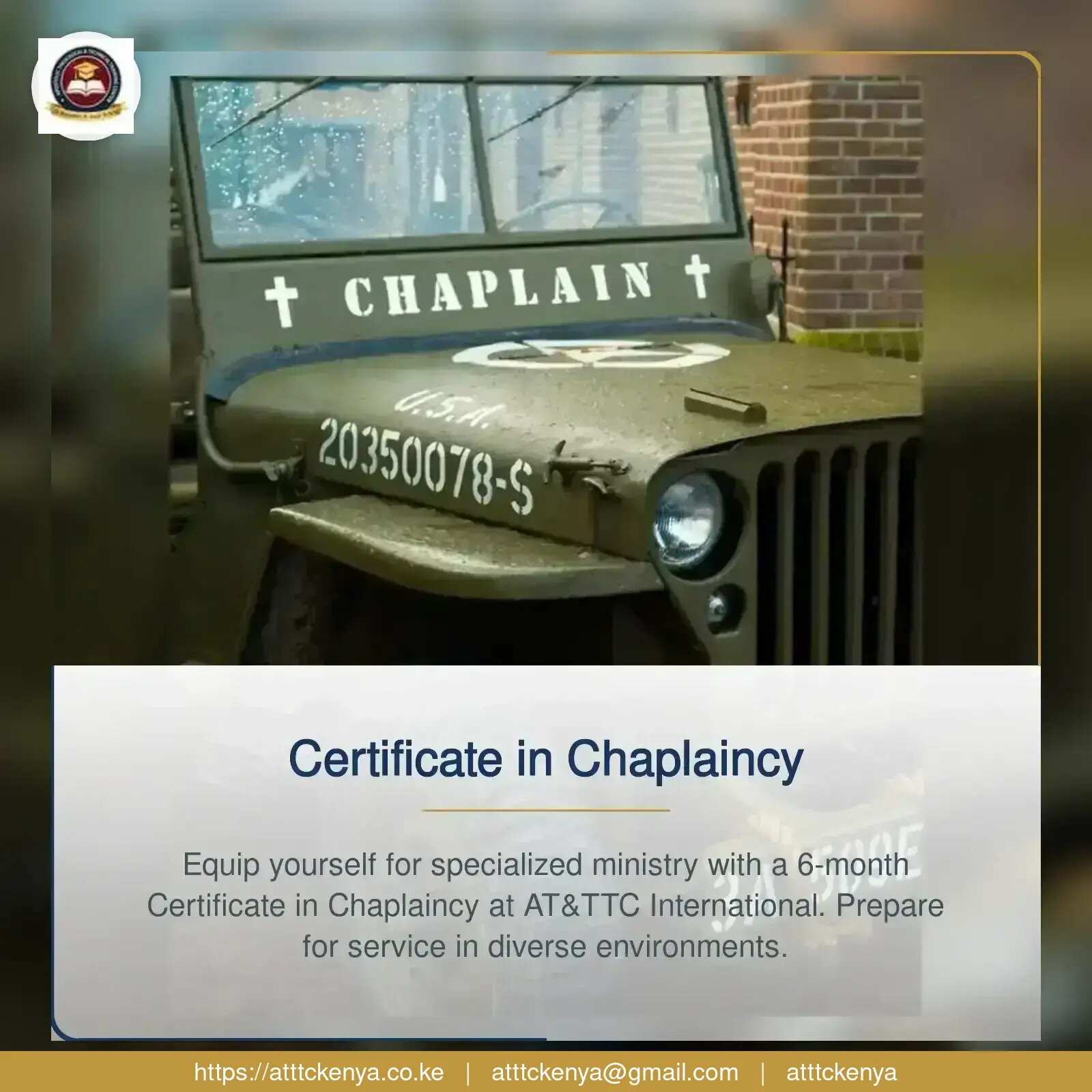 Certificate in Chaplaincy